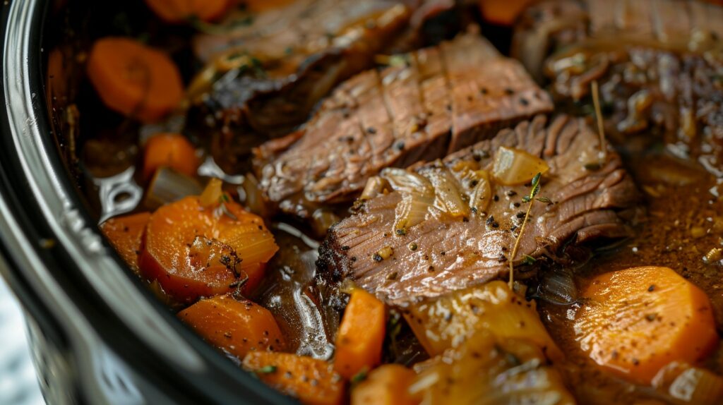 Old Fashioned Pot Roast in a Slow Cooker Recipe