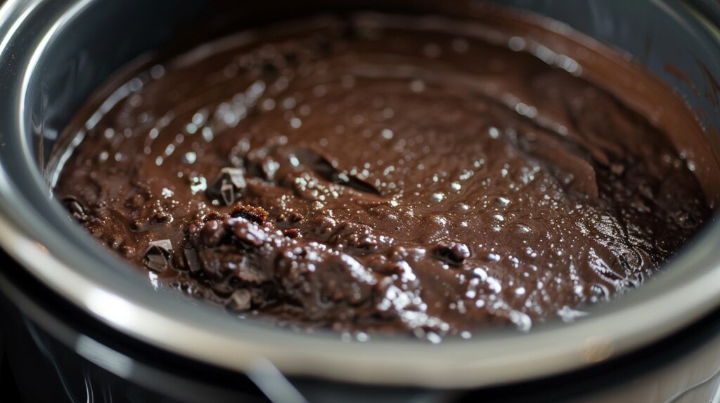 Steamed Chocolate Pudding in a Slow Cooker