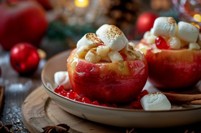 Stuffed Baked Apples in a Slow Cooker