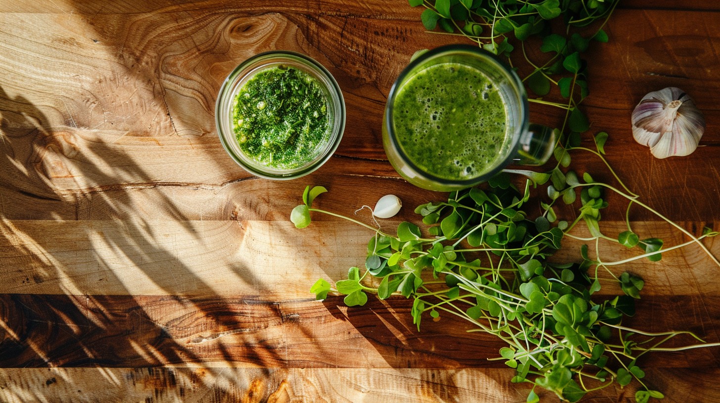 Wheatgrass diet smoothie recipe